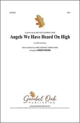 Angels We Have Heard on High SSAT choral sheet music cover